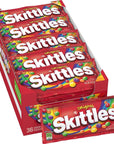 SKITTLES Original Summer Chewy Candy Packs, 36 Ct Bulk Candy Box