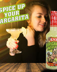 KICKIN  Margarita Mix with Habanero Pepper  26oz  Perfect Spicy Margarita Mix  Just Add Your Favorite Tequila Pour in to Your Margarita Glasses and Enjoy