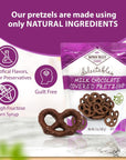 Hayden Valley Foods Milk Chocolate Covered Pretzels  5oz Resealable Bag  Gourmet Flavored Pretzels