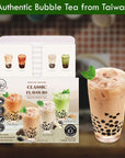 Bubble Boba Tea Kit with Instant Tapioca Pearls and Milk Tea Powders  Makes 8 Drinks  Assorted Classic Flavours include Classic Matcha Thai Vanilla in Individual Sachets  By Moriyama Teahouse