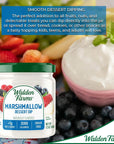 Walden Farms Marshmallow Dipping 12 oz Jar  Smooth  Creamy Vegan Paleo and Keto Friendly 0g Net Carbs  Perfect for Fruit Platters Ice Cream Parfait Smoothies Crackers and More