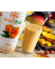 Smartfruit Perfect Peach  Energy 100 Real Fruit Purée NonGMO No Additives Vegan  48 Fl Oz  2 Pack