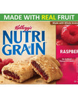 Kellogg's Nutri Grain Cereal Bars Raspberry, 8 Bars, 295g/10.4 oz., {Imported from Canada}