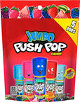 Push Pop Jumbo Individually Wrapped Bulk Lollipop Variety Party Pack  Single Bag of 5 Lollipop Suckers  Assorted Fruity Flavors  Fun Candy Gifts for Celebrations Party Favors Gift Baskets  Birthdays