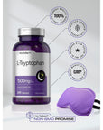 L Tryptophan 1500mg Capsules | 240 Count | Nighttime Formula | Non-GMO, Gluten Free Supplement | by Horbaach