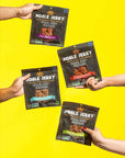 Noble Jerky - Healthy Vegan Jerky, Vegetarian Snacks, 4 Bags (2.47 oz Bag)