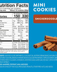 HighKey Low Carb Snickerdoodle Cookie  Keto Snacks Diabetic Desserts Diet Friendly Food Gluten Free Zero Carbs Treat Cinnamon Sweets Healthy Snack Foods Almond Flour Sugar Free Cookies 3Pack