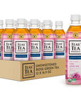 Teas Tea Unsweetened Rose Green Tea 169 Ounce Pack of 12 Organic Sugar Free 0 Calories