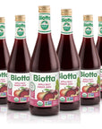 Biotta Organic Apple Beet Ginger Juice  100 Juice Superfood Blend with Organic Apple Juice Beetroot Juice  Ginger Root Juice  Premium Fruit Juice 169 Fl Oz Pk of 6