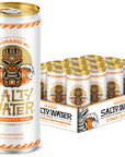 SaltyWater Electrolyte Drink Orange  Zero Sugar Premium Sports Drink Minerals Taurine BVitamins Zinc NonCarbonated Zero Caffeine Hydration Drink  12 Pack 12 oz