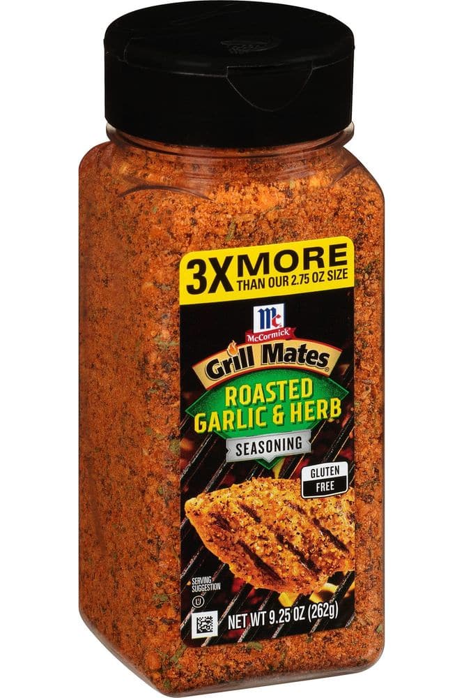 McCormick Grill Mates Roasted Garlic &amp; Herb Seasoning, 9.25 oz