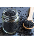 Organic Black Cumin Seeds, 3 Pounds - Non-GMO, Whole Nigella Sativa, Raw Vegan Superfood, Kosher, Bulk Black Caraway. High in Iron, Calcium and Magnesium. Great for Cooking, Spicing, and Seasoning.