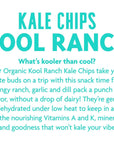 Rhythm Superfoods Kale Chips, Kool Ranch, Organic and Non-GMO, 2.0 Oz (Pack of 4), Vegan/Gluten-Free Superfood Snacks