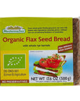 Mestemacher Organic FlaXSeed Bread - 500 gm