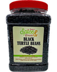 DSB Black Turtle Beans  3lb Resealable Jar  Triple Cleaned  Grown in the USA