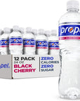 Propel Black Cherry Zero Calorie Water Beverage with Electrolytes  Vitamins CE 24 Fl Oz Pack of 12