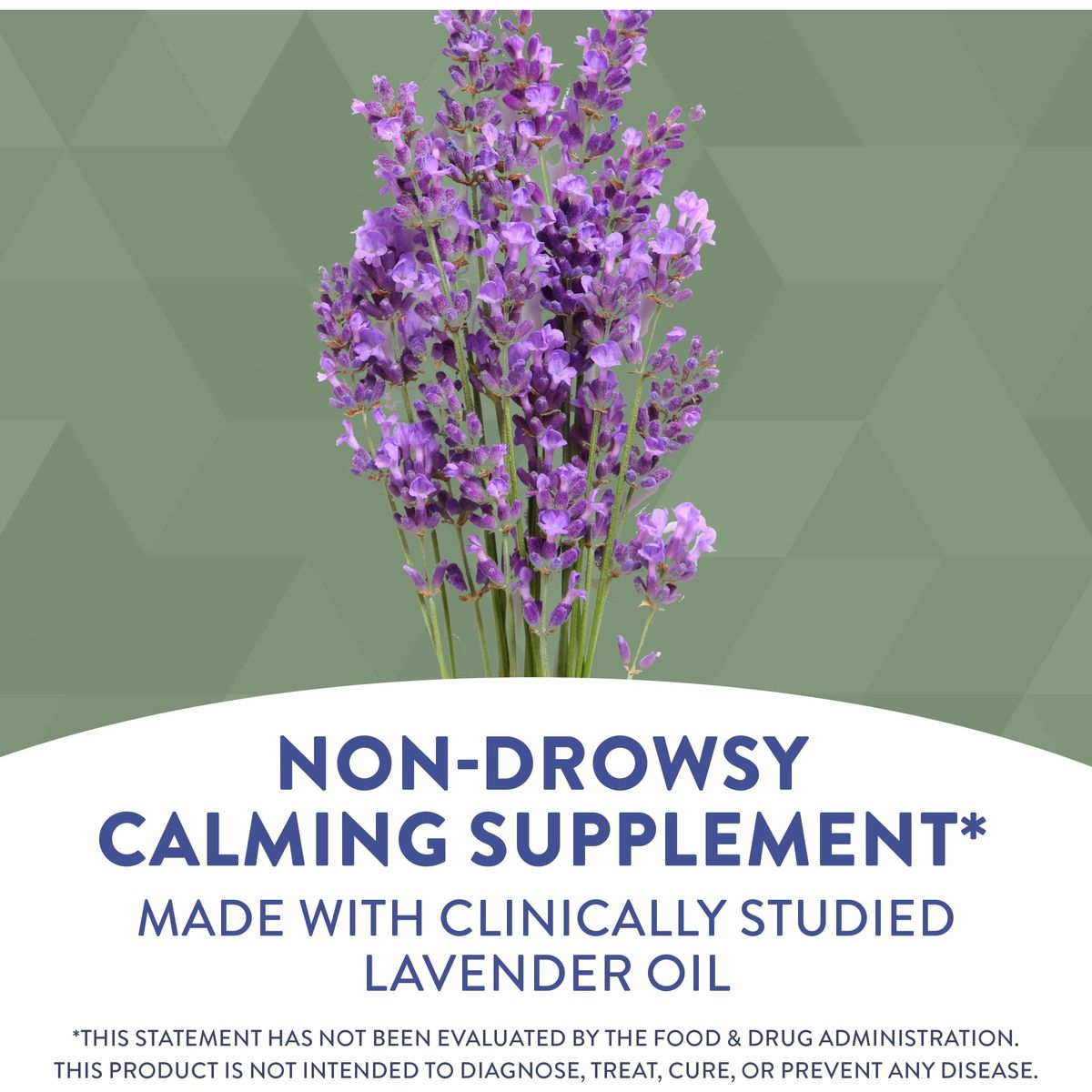 Nature&#39;s Way CalmAid Softgels with Silexan Lavender Oil, Helps Reduce Tension and Stress*, Non Drowsy, 30 Softgels