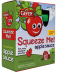 Gefen Squeeze Me All Natural Squeezable Applesauce 317oz 12 Pack No Sugar Added  Grab  Go  Certified Kosher Including Passover