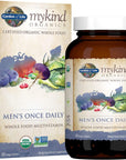 Garden of Life Organics Multivitamin for Men - Men's Once Daily Whole Food Vitamin Supplement Tablets, Vegan, 60 Count