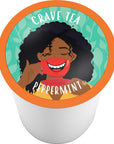 Crave Beverages Tea Pods Peppermint for Keurig K Cup Brewers 100 Count