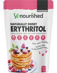 Powdered Erythritol Sweetener - 1:1 Sugar Substitute, Keto - 0 Calorie, 0 Net Carb, Non-GMO (1 lb/16 oz)