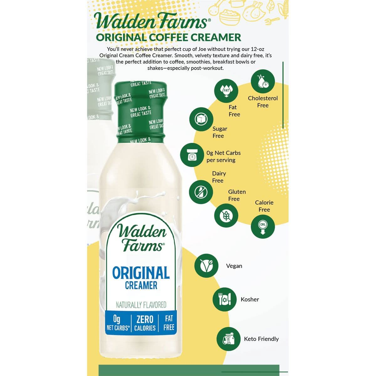 Walden Farms Original Coffee Creamer 3 Pack