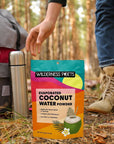 Wilderness Poets 100 Evaporated Coconut Water Powder  No Maltodextrin No Fillers No Additives  1 Ingredient  Instant Mix 32 Ounce