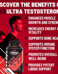 Mens Supplement with Tribulus Terrestris Tongkat Ali Saw Palmetto Horny Goat Weed & Hawthorn Berries. Testosterone Supplement for Men. Energy, Workout, Muscle Strength Support. 120 Capsules