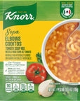 Knorr SopaPasta Soup Mix Tomato Based Elbow Pasta For A Warming Bowl of Soup or Simple Dinner Tomato Soup With Homemade Flavor 35 oz