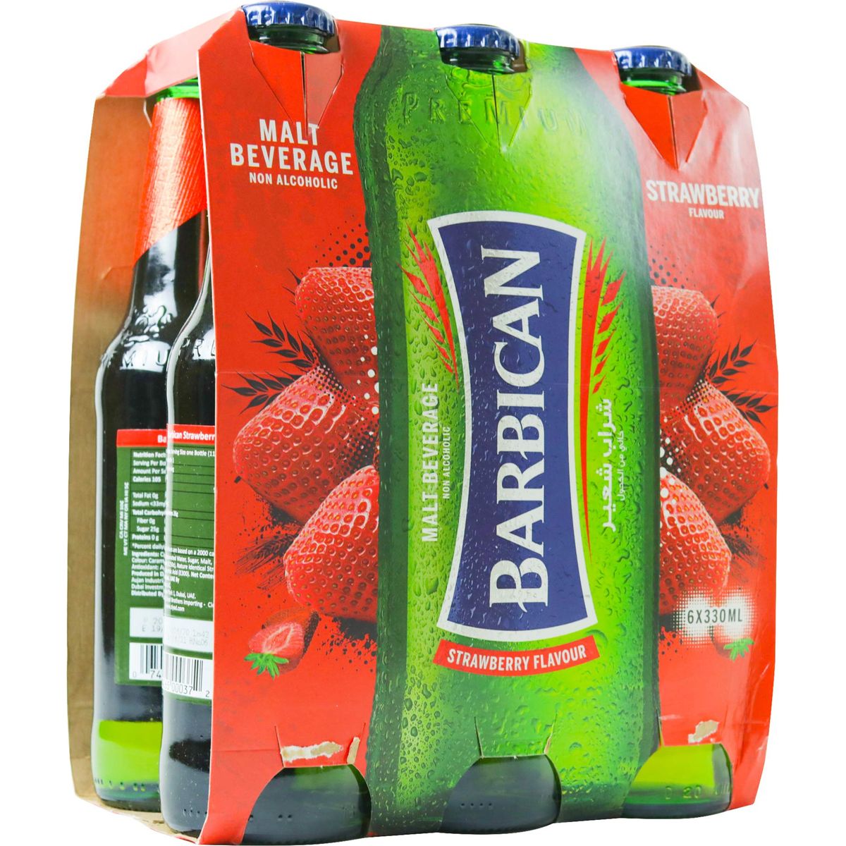 Barbican Strawberry NonAlcoholic Drink 111 fl Oz 6 Pack