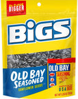 BIGS Sunflower Seeds Keto Friendly 535 oz Bags Pack of 2 Old Bay Seasoning