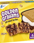 Golden Grahams S'mores Soft Baked Oat Bars, Chewy Snack Bars, 6 ct