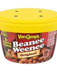 Van Camps Beanee Weenee Original Flavor Microwavable Cups 725 oz Pack of 12