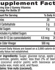 Vitafusion Apple Cider Vinegar Gummies 500mg Apple Cider Vinegar per serving plus B Vitamins 75ct Natural Apple Cider Flavor from Americas Number One Gummy Vitamin Brand