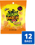 SOUR PATCH KIDS Peach Soft  Chewy Candy 12  356 oz Bags