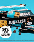 Junkless Chocolate Chip Chewy Granola Bars  Less Sugar Great Tasting Wholesome Snacks  Bulk Granola Bars  11 oz Bars 8 Boxes