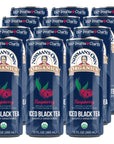 Newmans Own Organics Raspberry Iced Black Tea Slightly Sweetened Refreshing  Fruity Brewed Ready to Drink Iced Tea Cold Brew Ice Brew 12 Oz Cans Pack of 12