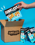 Junkless Chocolate Chip Chewy Granola Bars  Less Sugar Great Tasting Wholesome Snacks  Bulk Granola Bars  11 oz Bars 8 Boxes