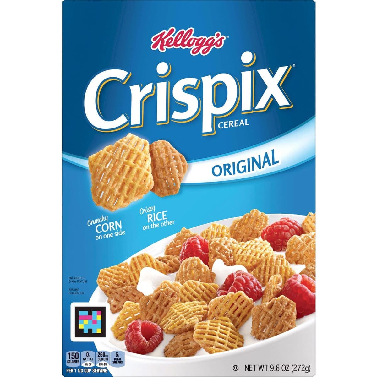 Crispix Breakfast Cereal 8 Vitamins and Minerals Try in Snack Mix Original 96oz Box 1 Box