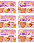 DEL MONTE BUBBLE FRUIT CUP Snacks Peach Strawberry Lemonade 24 Pack 35 oz