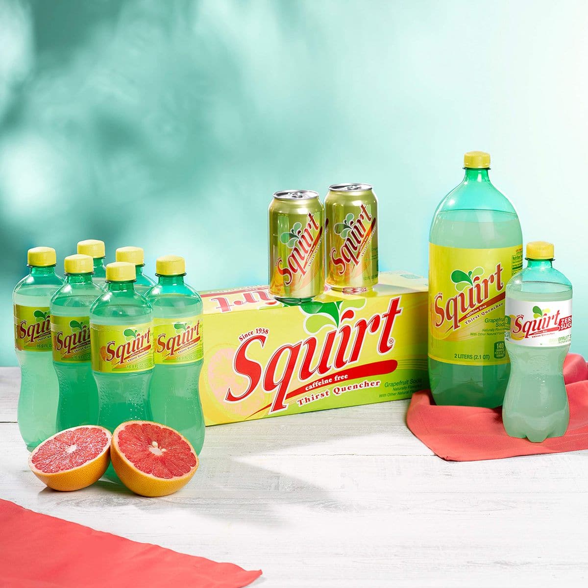 Squirt Citrus Soda 12 fl oz cans Pack of 12