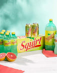 Squirt Ruby Red Grapefruit Soda 12 fl oz cans 12 pack