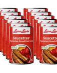 Loma Linda  PlantBased Meats Saucettes 15 oz 12 Pack