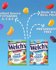 Welchs Fruit Snacks Mixed Fruit  Summer Fruits Bulk Variety Pack Perfect for School Lunches Gluten Free 08 oz Individual Single Serve Bags Pack of 60