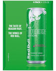 Red Bull Green Edition Dragon Fruit Energy Drink - 12 Fl Oz - 4 Cans