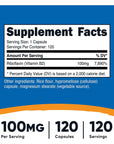 Nutricost Vitamin B2 (Riboflavin) 100mg, 120 Capsules - Gluten Free and Non-GMO