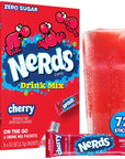 Nerds Cherry  Powder Drink Mix Delicious hydration 12 boxes makes 72 drinks