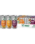 V8 Energy Peach Mango Orange Pineapple Black Cherry and Pomegranate Blueberry Juice Energy Drinks 8 fl oz Can 24 Pack