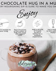 Hot Cacao  Hot Chocolate  Powered with Mushrooms  Freeze Dried Instant Beverage  No Caffeine  Coffee Alternative  Hot Coco Mix