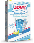 Sonic Singles To Go Powdered Drink Mix Ocean Water 6 Sticks Per Box 12 Boxes 72 Sticks Total